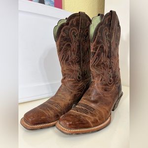 Women’s Ariat “Legend” Leather Sassy Brown Cowboy Boots